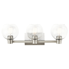 Kichler 45894NI - The Harmony 24.5 inch 3 light vanity with clear glass Brushed Nickel