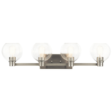 Kichler 45895NI - The Harmony 33.5 inch 4 Light vanity light with clear glass Brushed Nickel