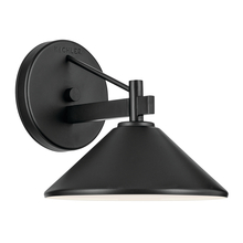 Kichler 49059BK - Ripley 8" 1-Light Outdoor Wall Light in Black