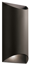Kichler 49279AZTLED - Wesley 14" LED Outdoor 2 Light Wall Light in Textured Architectural Bronze