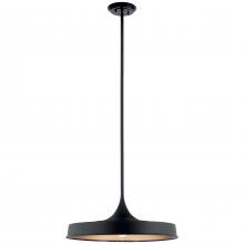 Kichler 52096BK - Elias 9.75" 1 Light Convertible Pendant Black