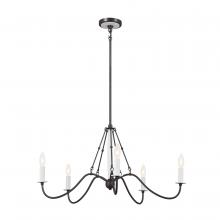 Kichler 52455AVI - Freesia 31.25" 5 Light Chandelier Anvil Iron