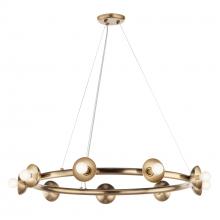 Kichler 52642CPZ - Palta 34.5 Inch 9 Light Chandelier in Champagne Bronze