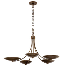 Kichler 52856LBRLBZ - Palmela Chandelier 5Lt