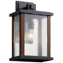 Kichler 59018BK - Marimount 17" 1 Light Outdoor Wall Light with Clear Glass in Black