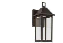 Kichler 59157OZDS - Prin 14 Inch 1 Light Outdoor DarkSky Wall Light with Clear Glass in Olde Bronze