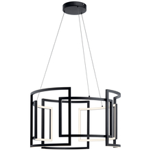 Kichler 84134 - Melko 32" LED Round Pendant Black