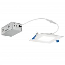 Kichler DLSL04S3090WHT - Direct-to-Ceiling 4 inch Square Slim 30K LED Downlight in White