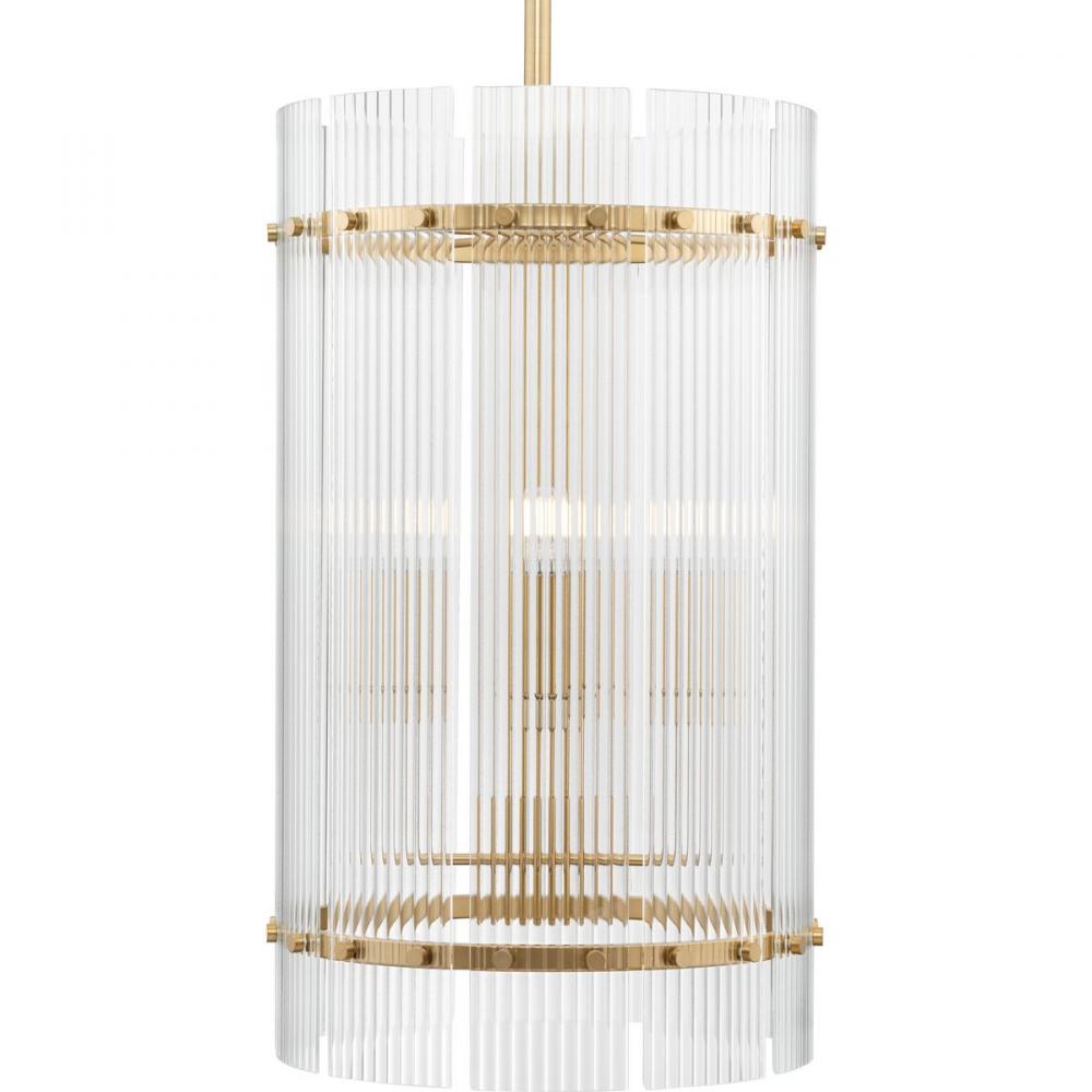 Seville Collection 4-Light Soft Gold Contemporary Foyer Light