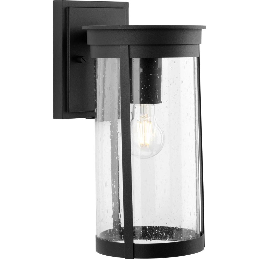 Belden Collection One-Light Black Medium Modern Farmhouse Medium Outdoor Wall Lantern