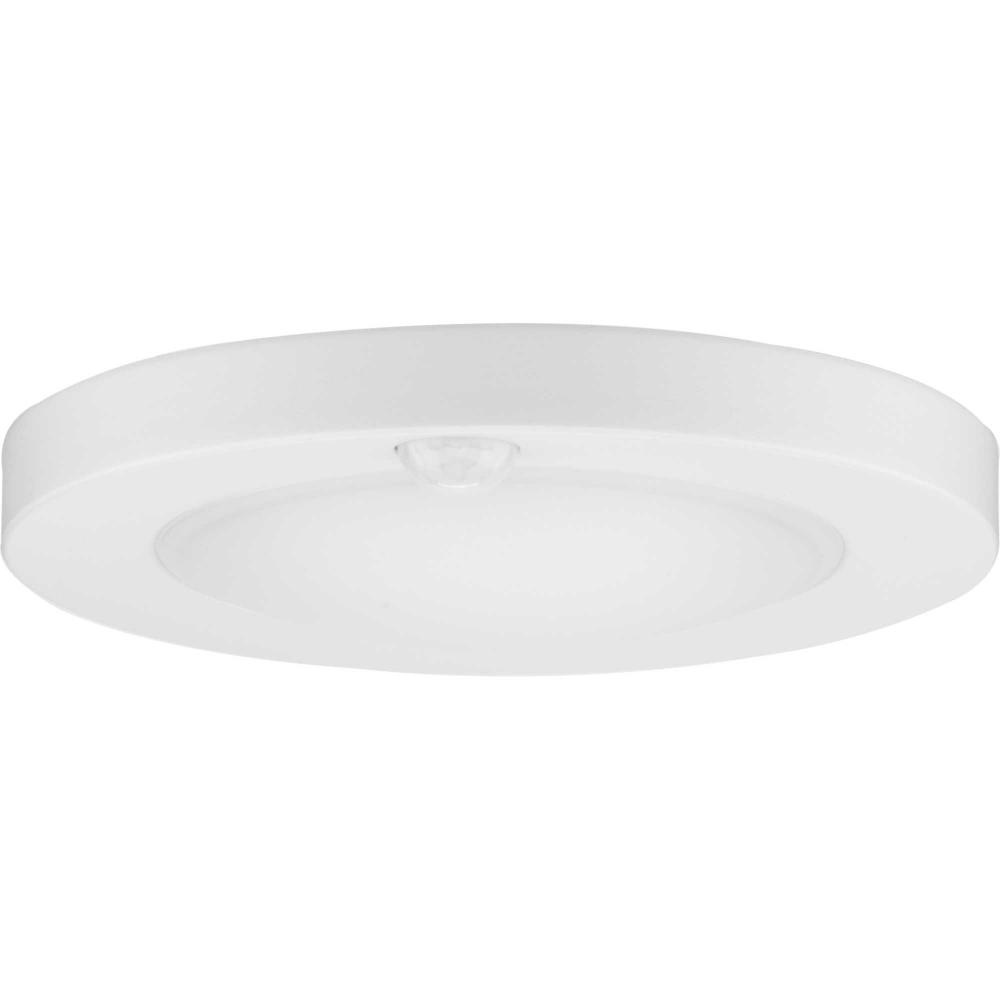 Standby Collection 7.75 in. White Surface Mount Motion Detection LED Light