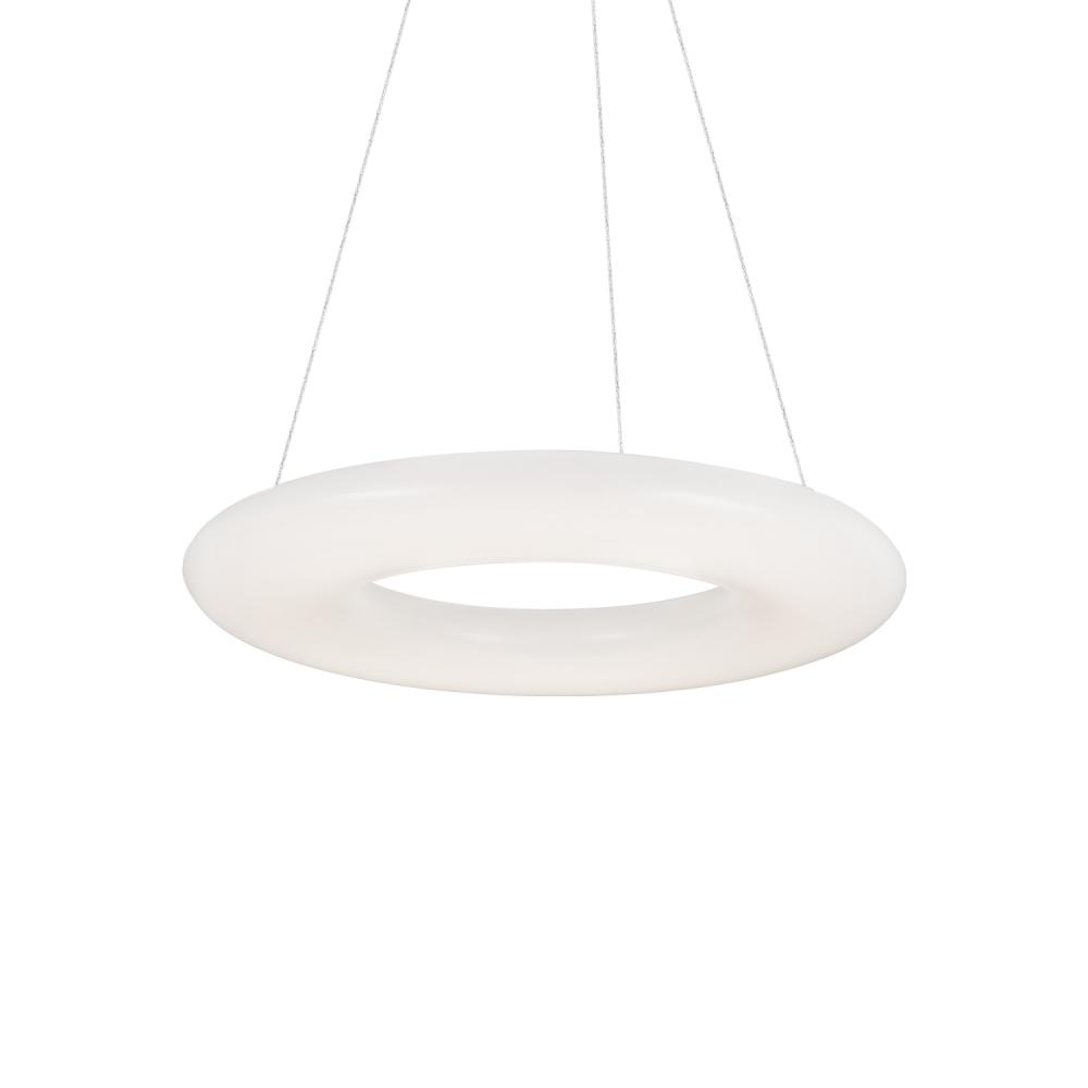 Cumulus 30-in White LED Pendant