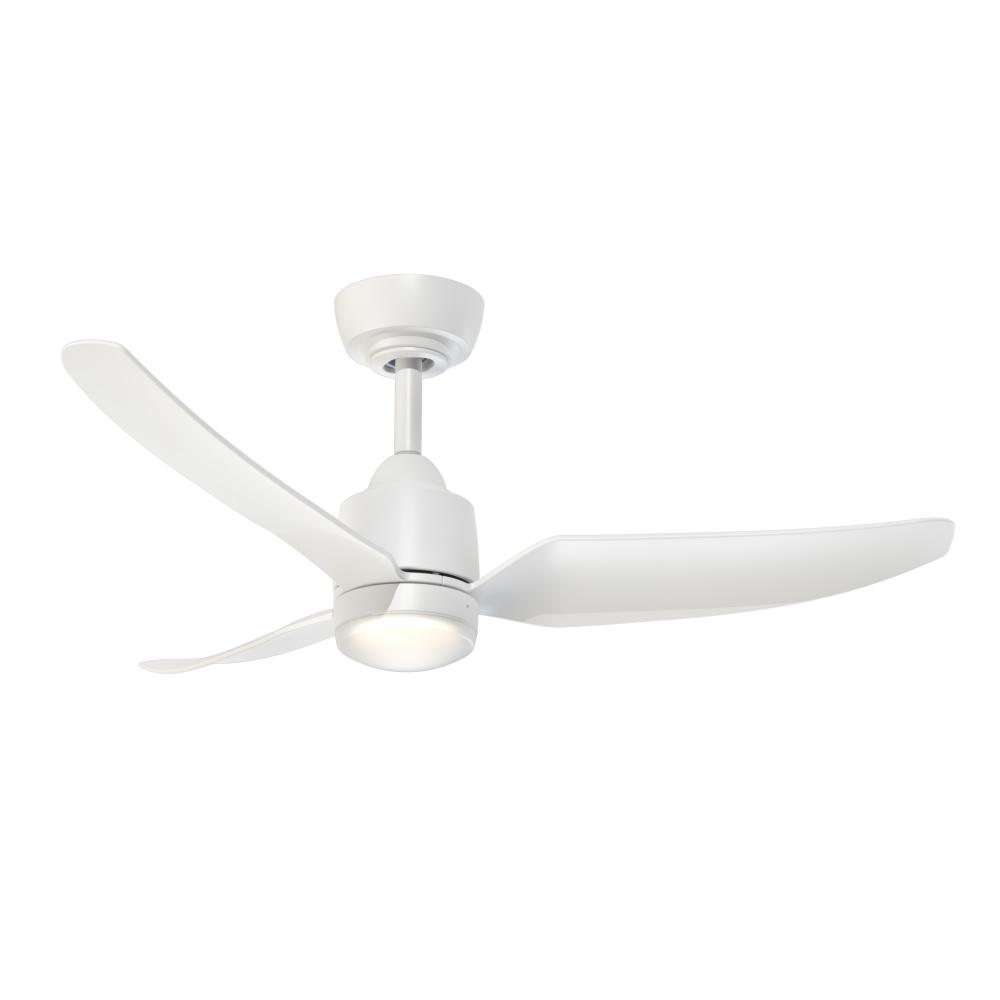 Hugo 42-in White with Light Kit Ceiling Fan