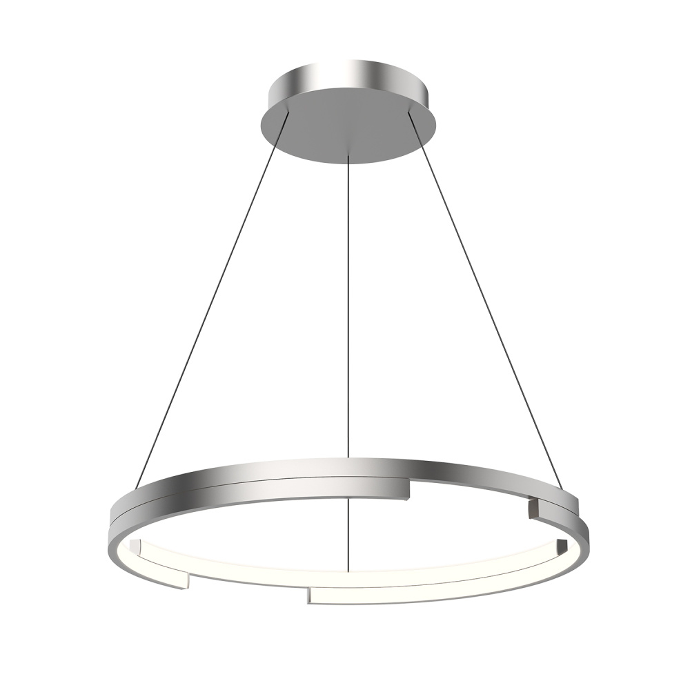 Anello Minor 24-in Brushed Nickel LED Pendant