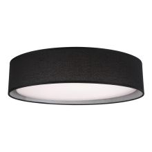 Kuzco Lighting Inc FM7920-BK - Dalton 20-in Black LED Flush Mount