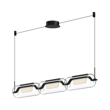 Kuzco Lighting Inc LP28543-BK-UNV - Hilo 43-in Black LED Linear Pendant
