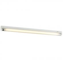 Galaxy Lighting 420014WH - Fluorescent Under Cabinet Strip Light with On/Off Switch