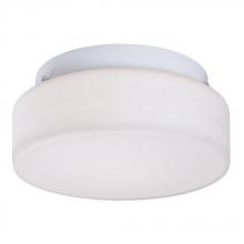 Galaxy Lighting 623531WH - 8" Flush Mount - White with White Glass