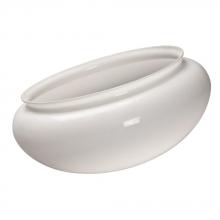 Galaxy Lighting 810210-G - White Mushroom Glass