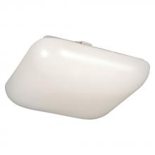 Galaxy Lighting L941919WH016A1 - LED Flush Mount Ceiling Light / Square Cloud Light - in White finish with White Acrylic Lens (Fluore