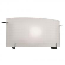 Galaxy Lighting L790501PT012A1 - LED 1-Light Bath & Vanity Light - in Pewter finish with Frosted Checkered Glass