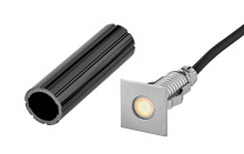 Hinkley Canada 15084SS - Small Stainless Steel LED Square Button Light