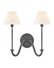 Hinkley Canada 45162BLB - Medium Two Light Sconce