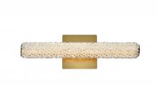Elegant 3800W18SG - Bowen 18 inch Adjustable LED Wall Sconce in Satin Gold