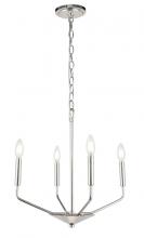 Elegant LD8024D18C - Enzo 4 light Chrome pendant