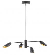 Fredrick Ramond FR35804BLK - Large Adjustable Convertible Single Tier Chandelie