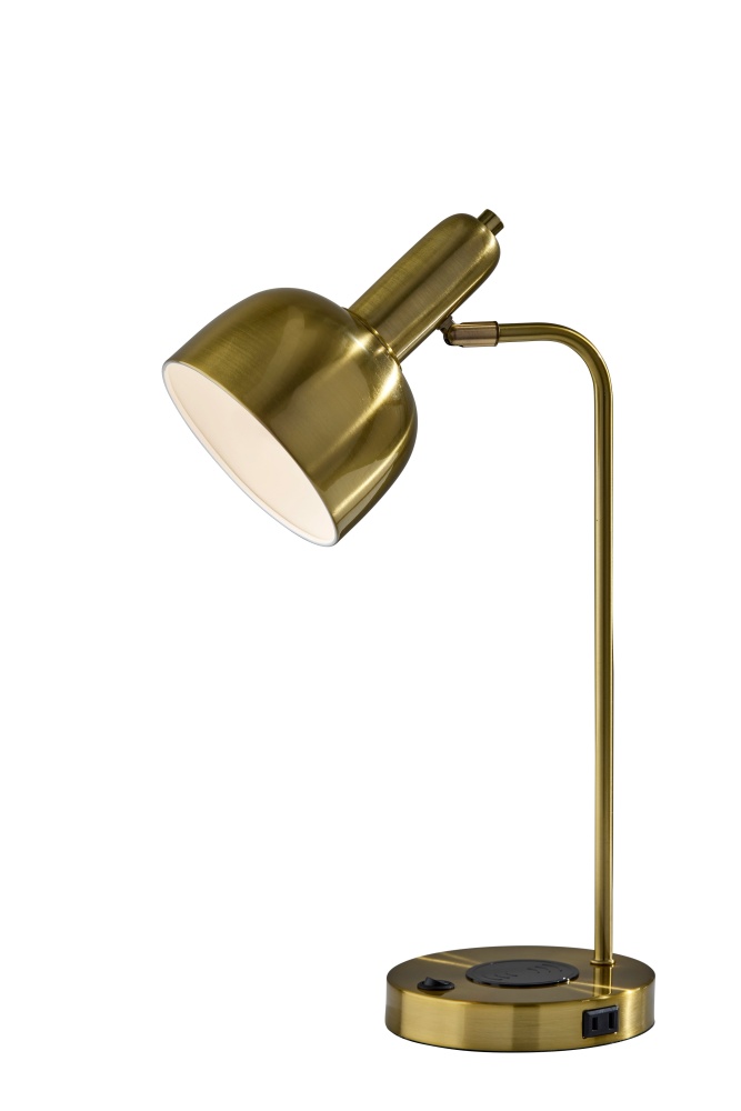 Rico Supercharger Desk Lamp- Antique Brass
