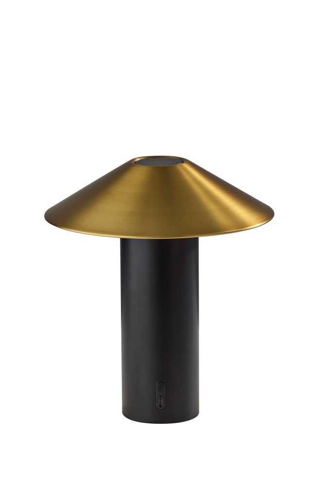 Pina LED Cordless Table Lamp- Black