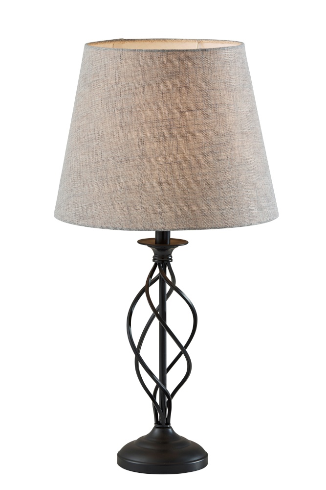 Darcy Table Lamp- Grey Tall Shade