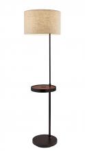 AFJ - Adesso 3691-01 - Oliver Wireless Charging Shelf Floor Lamp