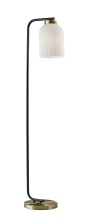 AFJ - Adesso AF48889BR - Textured Glass Floor Lamp