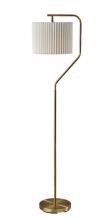 AFJ - Adesso SL9502-21 - Evan Floor Lamp - Antique Brass