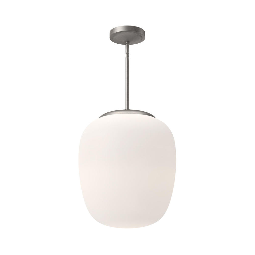 Holden 14-in Brushed Nickel/Opal Matte Glass 1 Light Pendant