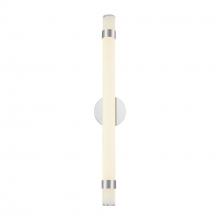 Alora Lighting WV324230PNGO-UNV - Madison 30-in Polished Nickel/Glossy Opal LED Wall/Vanity