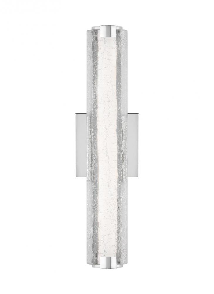 Cutler 18" Crack Glass LED Sconce