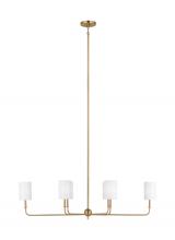 Visual Comfort & Co. Studio Collection 3609306EN-848 - Foxdale Six Light Linear Chandelier
