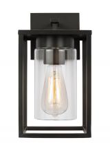 Visual Comfort & Co. Studio Collection 8531101EN7-71 - Vado transitional 1-light LED outdoor exterior small wall lantern sconce in antique bronze Finish