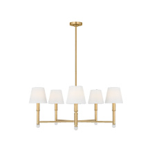 Visual Comfort & Co. Studio Collection AC1195GD - GREARD 33 5L CHANDELIER GD