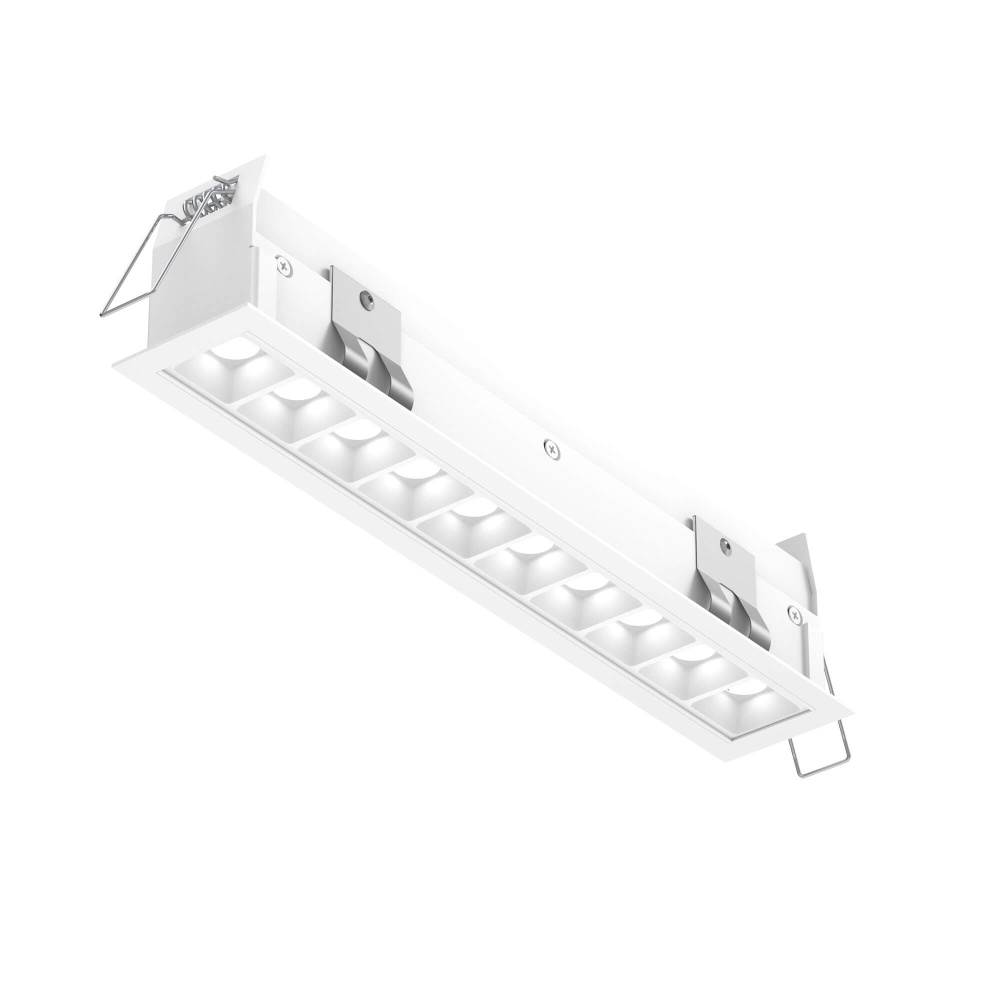 Recessed linear with 10 mini spot lights