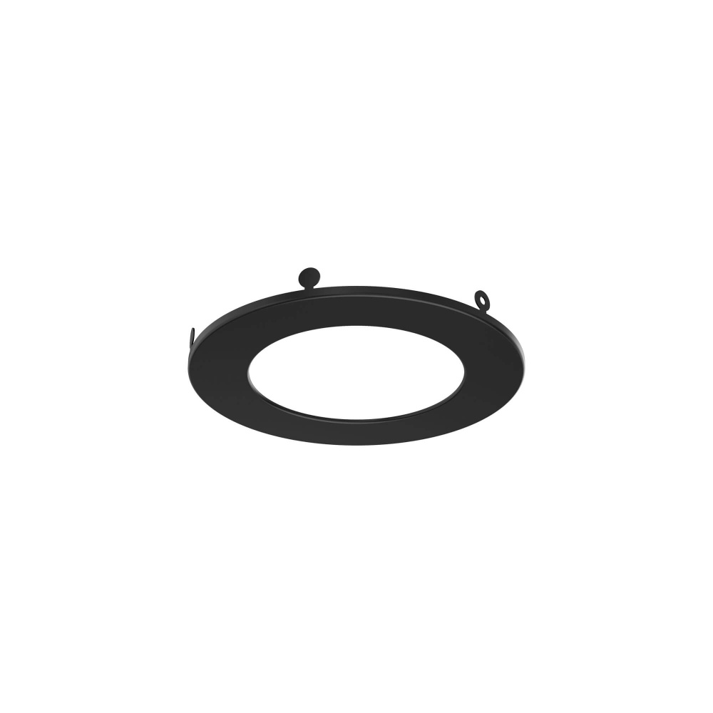 4in Trim Round, Black