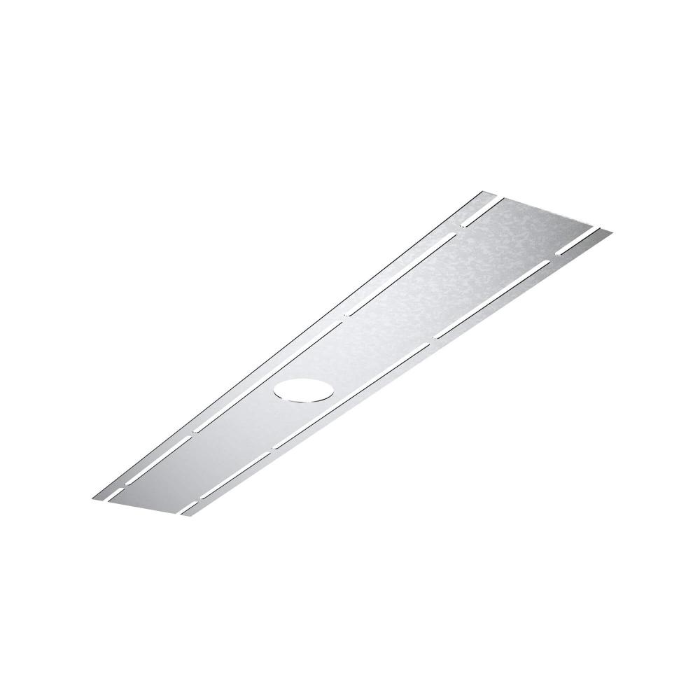 Universal Flat rough-in plate for 1" recessed & regressed line