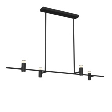 Dals CAPD72-CC-BK - 72in pendant 4-spot, 5CCT