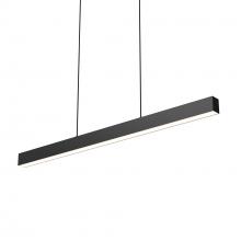 Dals LNPD48-CC-V-BK - Pendant Linear 48'' Light up and Down CCT 120-277-347V