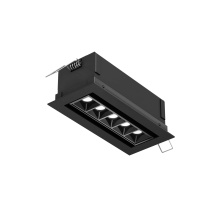 Dals MSL5G-CC-BK - Recessed 5CCT linear with 5 mini swivel spot lights