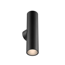 Dals PILW24-CC-UNV-BK - 24in round wall sconce, universal driver, 5CCT, 3-Position Switch - Black