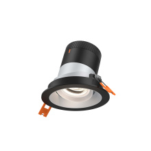 Dals RC03-CC-35-GMBAZ-TBK - 3in Modular Downlight, 5CCT, 35 degree Beam Angle, Gimbal Reflector, Alzak, Black trim